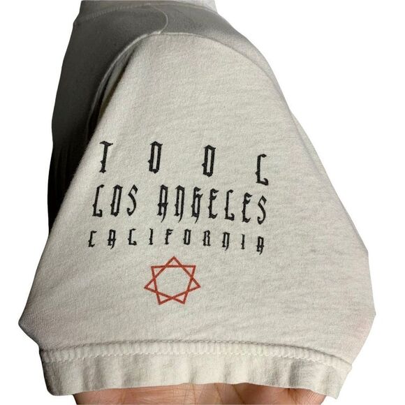 2007 Tool Graphic Band T Shirt L White Crewneck Short Sleeves Los Angeles CA - Picture 5 of 10